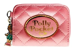 Polly Pocket Pink Quilted Clutch Wallet - Picture 1 of 1