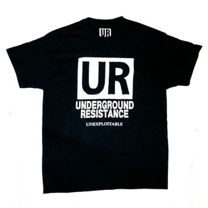 Underground Resistance "Unexploitable" T-Shirt, (Black, Medium) - Picture 1 of 2
