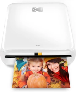 Step Wireless Mobile Photo Mini Color Printer (White) Compatible W/ Ios & Androi - Picture 1 of 6