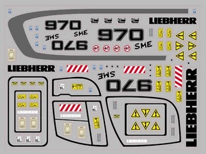 New High Quality Custom Made Sticker Decal For Kabolite 970 Hydraulic Excavator - Picture 1 of 7