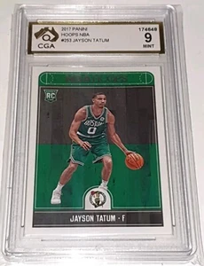 Jayson Tatum - 2017-18 Panini NBA Hoops - Rookie Card / RC - #253 - CGA 9 MINT - Picture 1 of 6