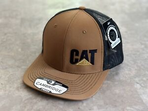 Caterpillar CAT Equipment Logo, Trucker Hat, Twill Mesh Snapback Cap.