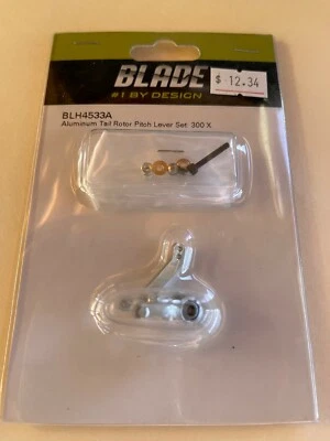 Blade BLH4533A Aluminum Tail Rotor Pitch Lever Set: 300 X - Image 1 of 2