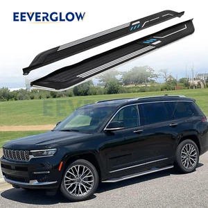 Running Boards Fit for 2021-2024 Jeep Grand Cherokee L 3-Row Side Step Nerf Bar - Picture 1 of 22