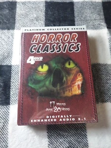 Horror Classics 4 DVD Set 17 Movies Over 20 Hours Brand New Sealed Vincent Price - Picture 1 of 2