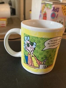 Taza de café vintage Hallmark MAXINE, Grouchy By Nature, desayuno en la cama - Imagen 1 de 8