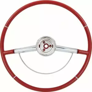 OER 16" Two Tone Red Steering Wheel 1964 Chevy Impala Bel Air Biscayne - Picture 1 of 2