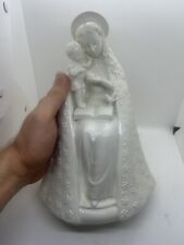 Vintage Goebel Hummel Germany White Madonna & Child Porcelain Figurine TMK2