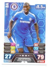 Topps Match Attax  2013/2014 Premier League - Chelsea - Demba Ba