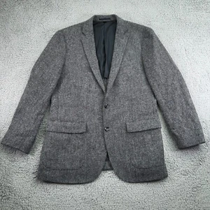J Crew Ludlow Blazer Mens 40R Gray Herringbone Moon British Cloth English Wool - Picture 1 of 15