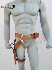 Star Wars Solo Leather Gun Holster Belt Leather Belt with Holster Leather Belt - Picture 1 of 7