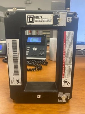 👀 SQUARE D 1000:1 MDGF/SGR CURRENT TRANSFORMER 50-400Hz S33579 - Image 1 of 4