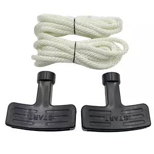 2 PK Starter Rope Pull Cord 4.5mm x 1.3m (4.3ft)w Handle for Honda Briggs Kohler - Picture 1 of 11