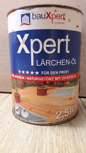 BauXpert Lärchen-Öl Holzschutz Holzpflege Holzöl Außen 2,5L (A872) - Bild 1 von 2