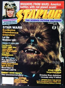 VTG STARLOG MAGAZINE #104 MARCH 1986 STAR WARS ROTJ CHEWBACCA TWILIGHT ZONE FINE - Imagen 1 de 3