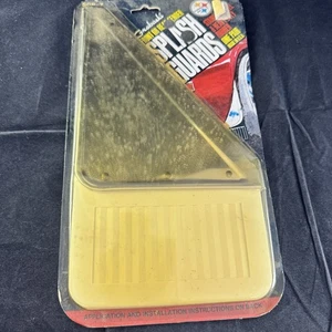 NOS Vintage Groboski SGR-7 Splash Guards/Mud Flaps Stainless Rubber Compact Car - Picture 1 of 10