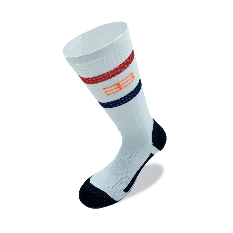 Calze Running Lunghe Trekking Tecniche Compressione Graduata Calcio - Immagine 1 di 3