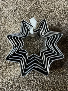 Juego de 6 cortadores de galletas en forma de estrella - Imagen 1 de 4