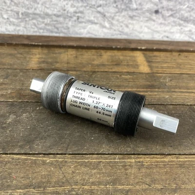 Soporte inferior cónico cuadrado vintage Suntour 1,37x24T Japón PIEZAS sin anillos de bloqueo Foto 1 de 4