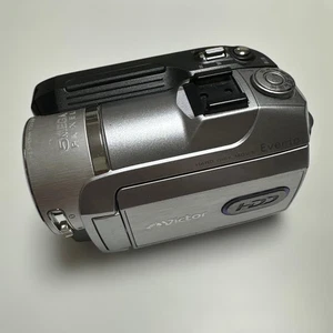 JVC Victor Everio GZ-MG555-S 30GB HD Hard Disk Camcorder Silver Used - Picture 1 of 8