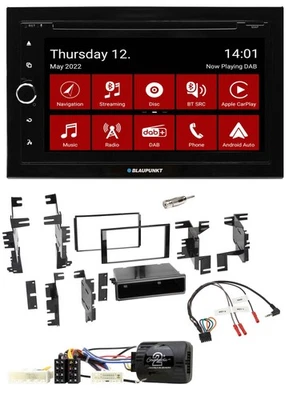 Blaupunkt Lenkrad DVD Bluetooth DAB 2DIN USB Autoradio für Nissan Tida ab 2008 T - Bild 1 von 4