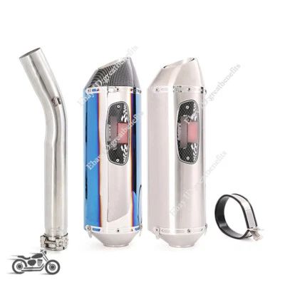 Puntas de silenciador de escape para motocicleta Suzuki GSXR1000 2005 2006 tubo de conexión media Foto 1 de 4