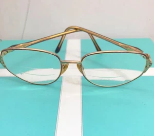 Luxottica 2518 G637 Brillengestell goldfarben bunt Made in Italy 54 [] 17 - Bild 1 von 4