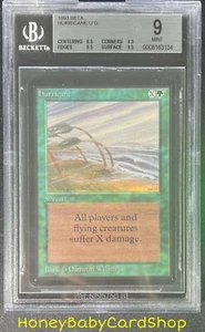MTG Limited Edition Beta 1993 Hurricane BGS 9.0 MINT Old School 93/94 - Picture 1 of 6