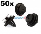 50x Plastic Trim Clips for Door Cards, Fascia & Trim Covers- Fit Various Nissan