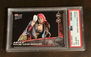 2017 TOPPS NOW WWE #147 ASUKA PSA 10 GEM MINT - WWE DEBUT - Picture 1 of 2