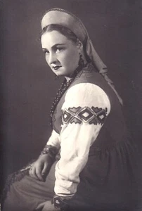 VERONIKA BORISENKO Oper Mezzo handsigniertes Foto in Sadko - Bild 1 von 2