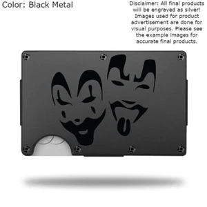 Custom INSANE CLOWN POSSE Laser Engraved Wallet - Pick A Wallet Color - Picture 1 of 12