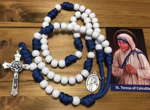 Mather Teresa Of Calcutta Catholic Rosary, Durable Rosary-Handmade - Picture 1 of 5