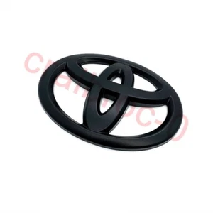 New 1X Matte Black Logo OVERLAY emblem For Toyota Rav4 C-HR Camry Corolla Matrix - Picture 1 of 4