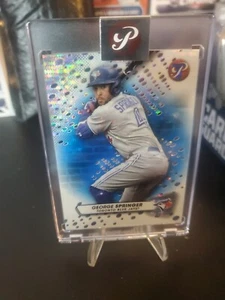 2023 Topps Pristine #188 George Springer Blue Refractor /75 Pristine  - Picture 1 of 3