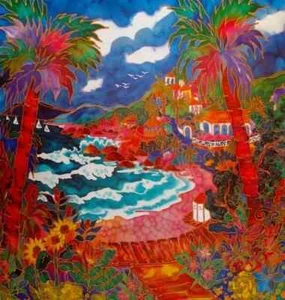 Linda Pirri - Perfect Day, Laguna,- Limited Edition Lithograph on Paper W/ COA - Picture 1 of 1
