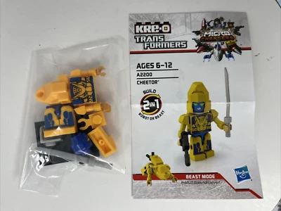 Transformers Kreo CHEETOR Kre-O Micro Changers Mini Figure 2 in 1 Kit - Image 1 of 4
