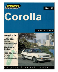 Toyota Corolla Front Wheel Drive AE80-82 1985-1987 Paperback Repair Manual Book - Picture 1 of 4