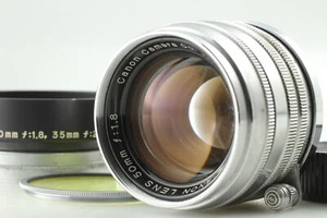 [Exc+5] Canon 50mm F1.8 Early Serenar L39 LTM Leica Screw Mount Lens from Japan - Picture 1 of 14