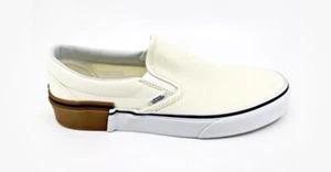 Vans Classic Slip On (Gum Block) Classic White Gum Men’s 6 W 7.5 38 Shoes NEW - Picture 1 of 13