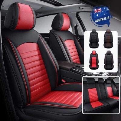 For Hyundai Sonata Front&Rear Premium Leather Car Seat Covers Full Set Cushion - image 1 of 4
