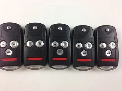 ORIGINAL LOT OF 5 ACURA 09-14 ZDX TL TSX FLIP KEY LESS REMOTE OEM SWITCHBLADE US - Изображение 1 из 4
