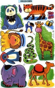 # GLANZBILDER # MLP F3006 , F-Serie mit Glanz-Elementen, süße Tiere # - Bild 1 von 1