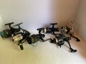 Lote De 6 Carretes Giratorios De Colección Shimano Shakespeare Daiwa Abu Garcia Buen Estado - Imagen 1 de 10