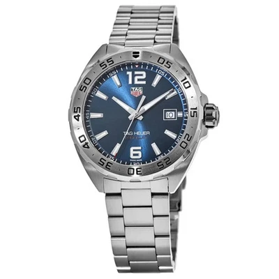Nuevo reloj para hombre Tag Heuer Formula 1 cuarzo esfera azul acero inoxidable WAZ1118.BA0875 Foto 1 de 3