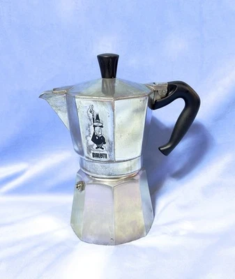 Bialetti Moka Express 6 tazas estufa cafetera espresso-hecha en Italia Foto 1 de 4