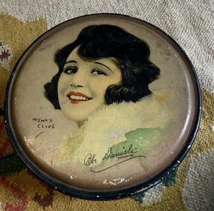 Roaring 1920s Canco Beautebox Tin Canco Bebe Daniels Film Star Henry Clive Deco - Picture 1 of 12