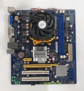 Foxconn A76ML-K 30 DDR3 Motherboard with AMD Sempron 145 2.8GHz CPU inc VAT - Picture 1 of 7