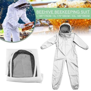 Professional Beekeeper Suit Bee Keeping All Body Hooded Beekeeping Coat . - Picture 1 of 20