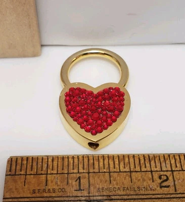 Llavero Corazón Katherine Baumann Llavero Beverly Hills Diseño Swarovski De Colección  Foto 1 de 4